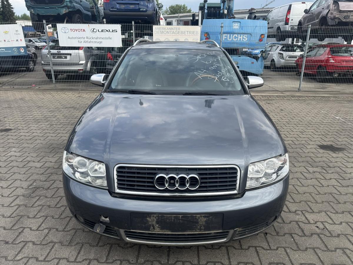 Audi A4 8E original T&uuml;r hinten links LX7Z Delfingrau Metallic Kombi Rohbau Bj.2002